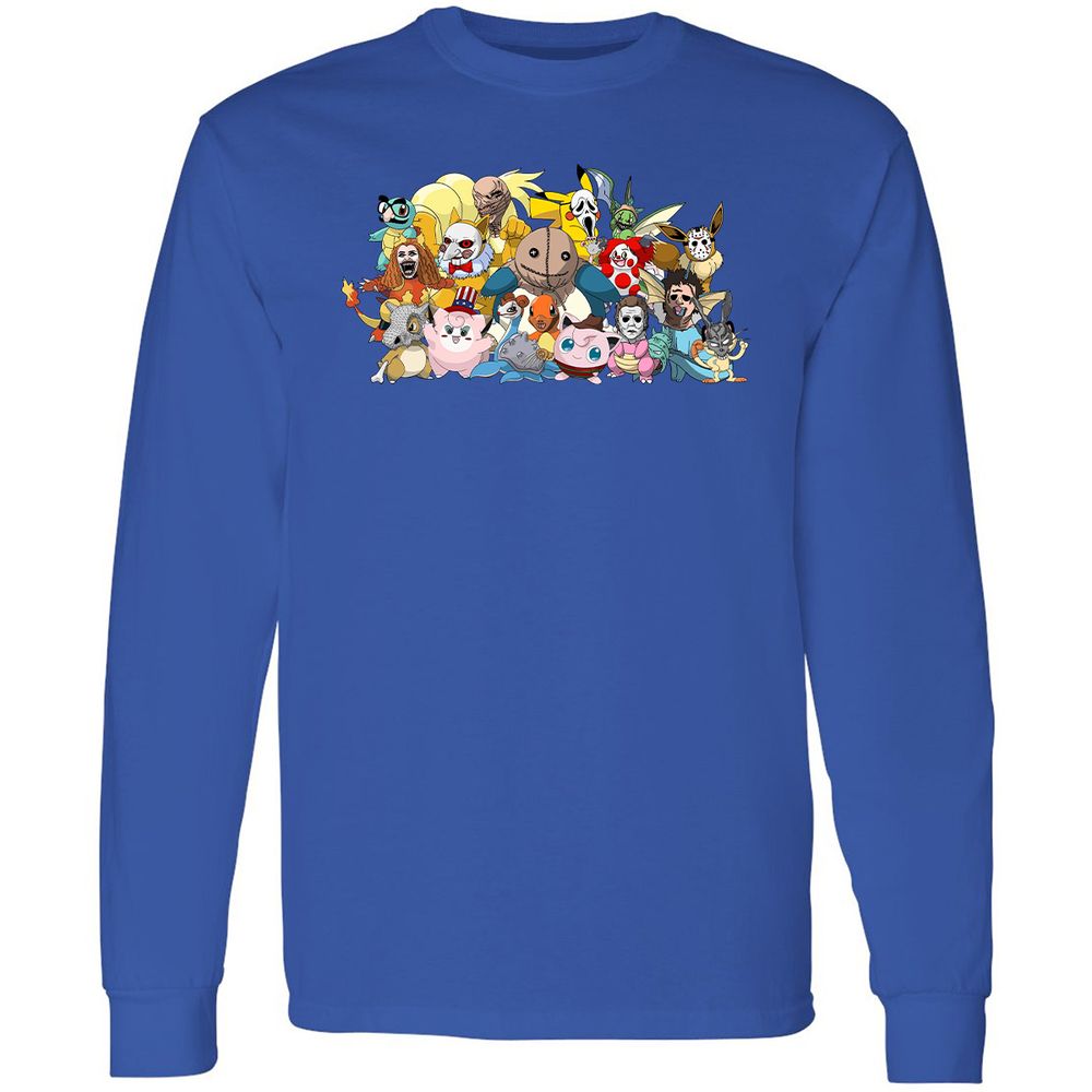 Long Sleeve T-Shirt - K49WMK76 - Royal - 8