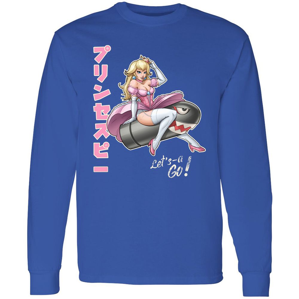 Long Sleeve T-Shirt - LF92DZKW - Royal - 8