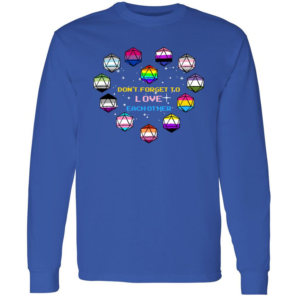 Long Sleeve T-Shirt - VQQW6X7P - Royal - 8