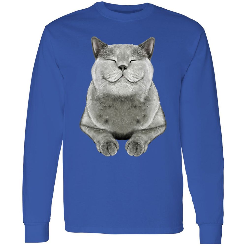 Long Sleeve T-Shirt - SYTZ4NRC - Royal - 8