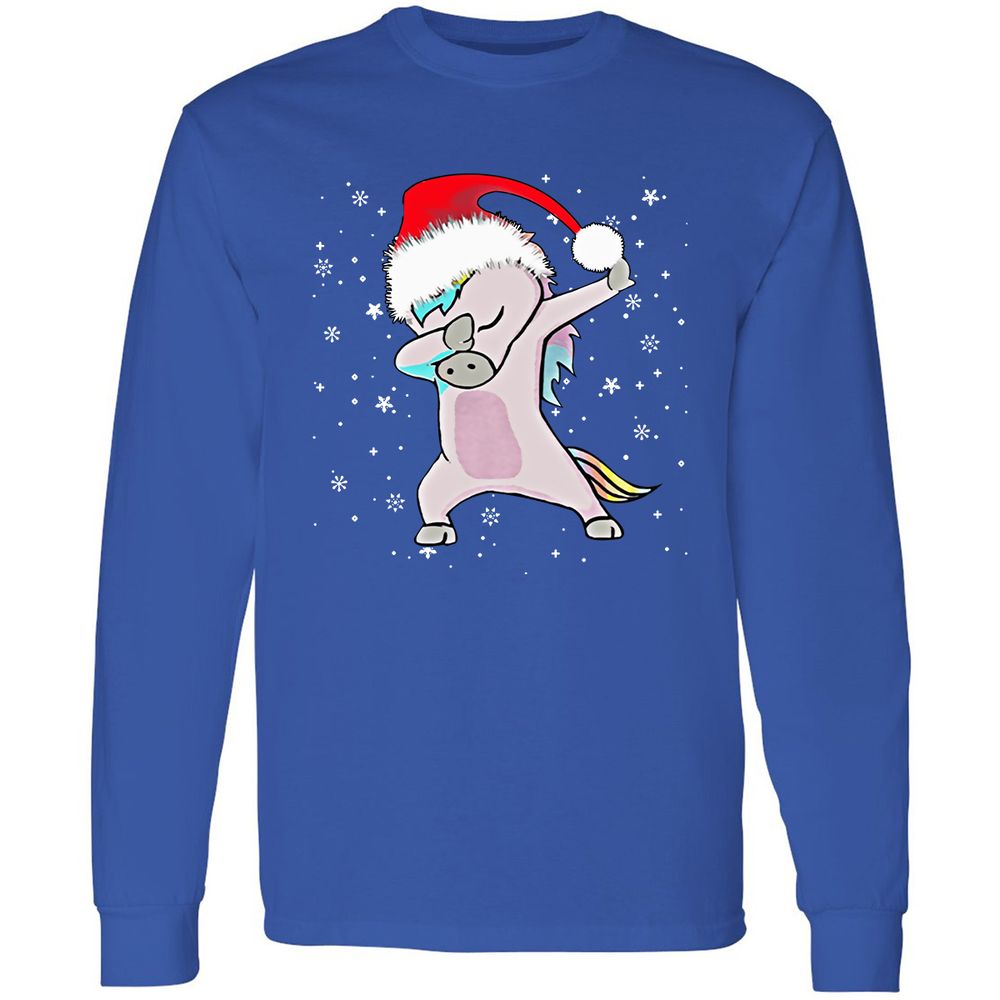 Long Sleeve T-Shirt - HN5HP4SJ - Royal - 8