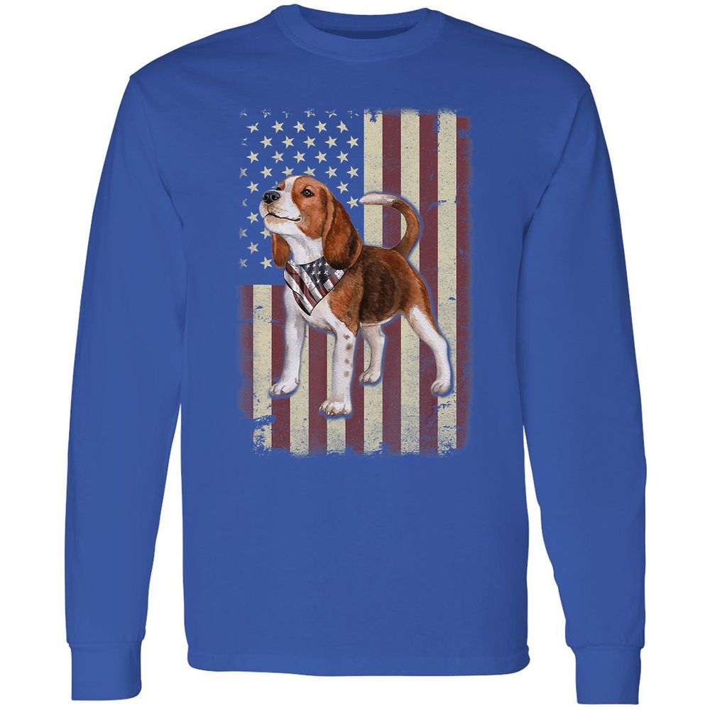 Long Sleeve T-Shirt - 21V2CGGJ - Royal - 8