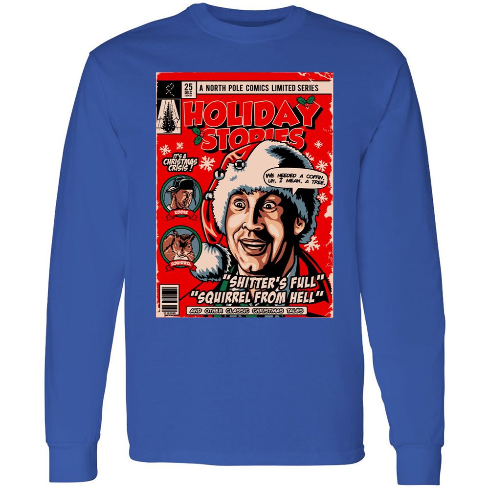 Long Sleeve T-Shirt - 8SQXNYMY - Royal - 8