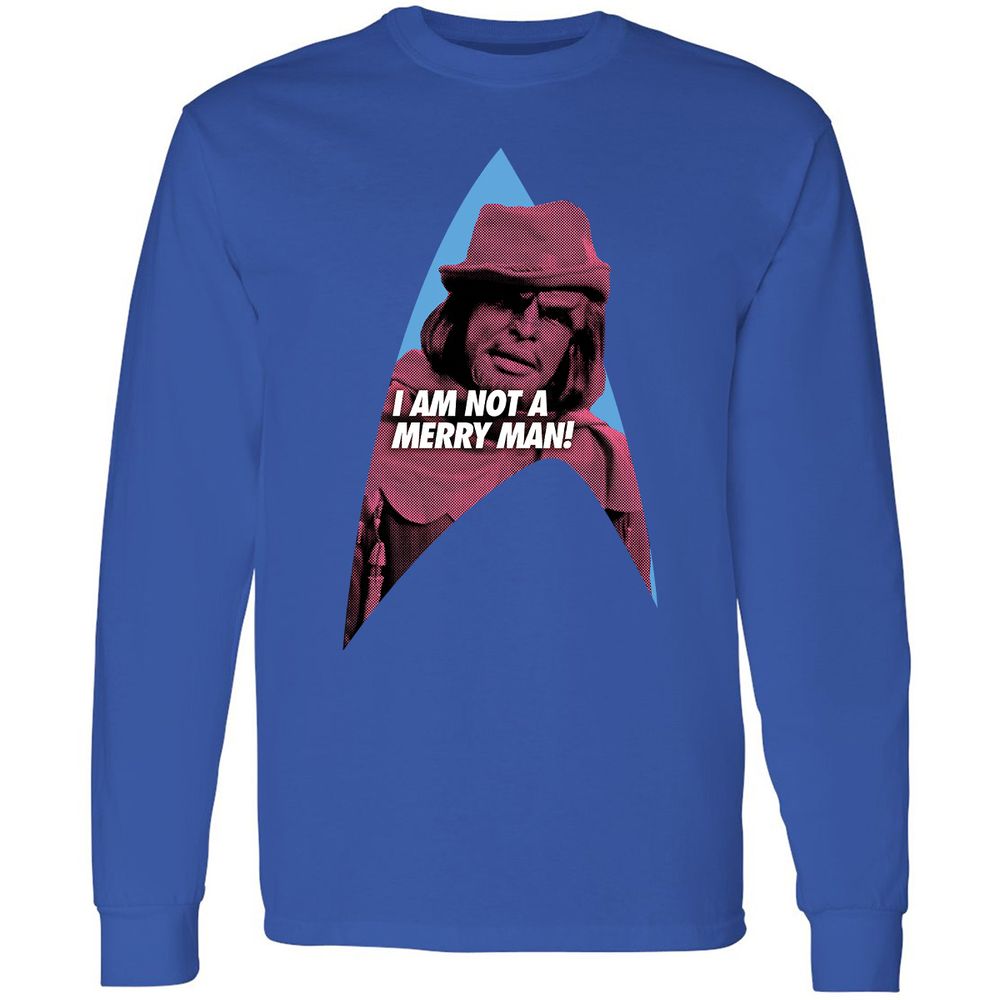 Long Sleeve T-Shirt - CY9GZADU - Royal - 8