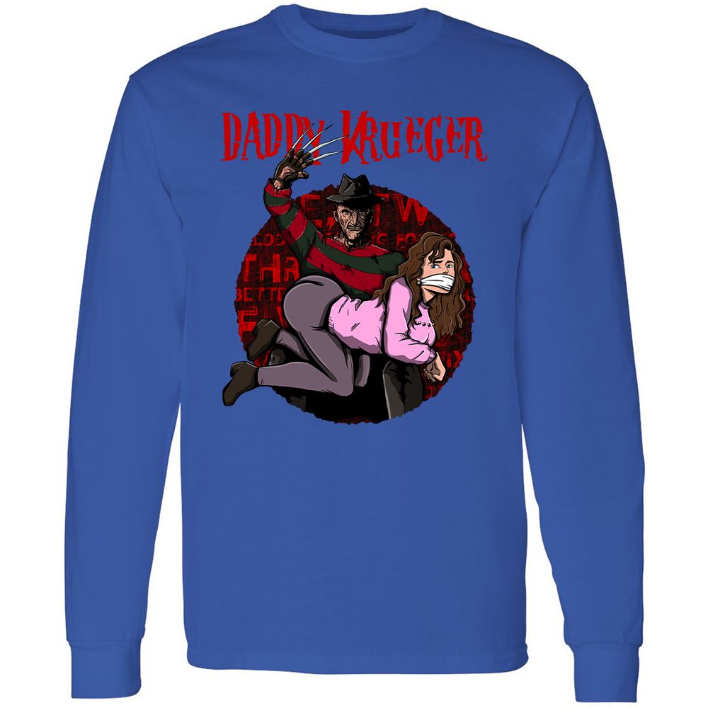 Long Sleeve T-Shirt - ADZH8GLK - Royal - 8