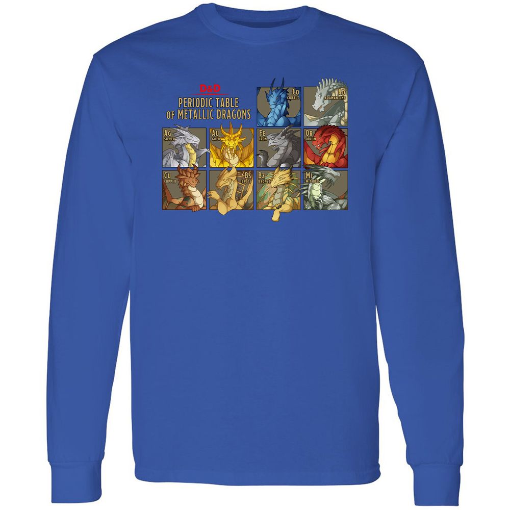 Long Sleeve T-Shirt - CJD79F3Z - Royal - 8