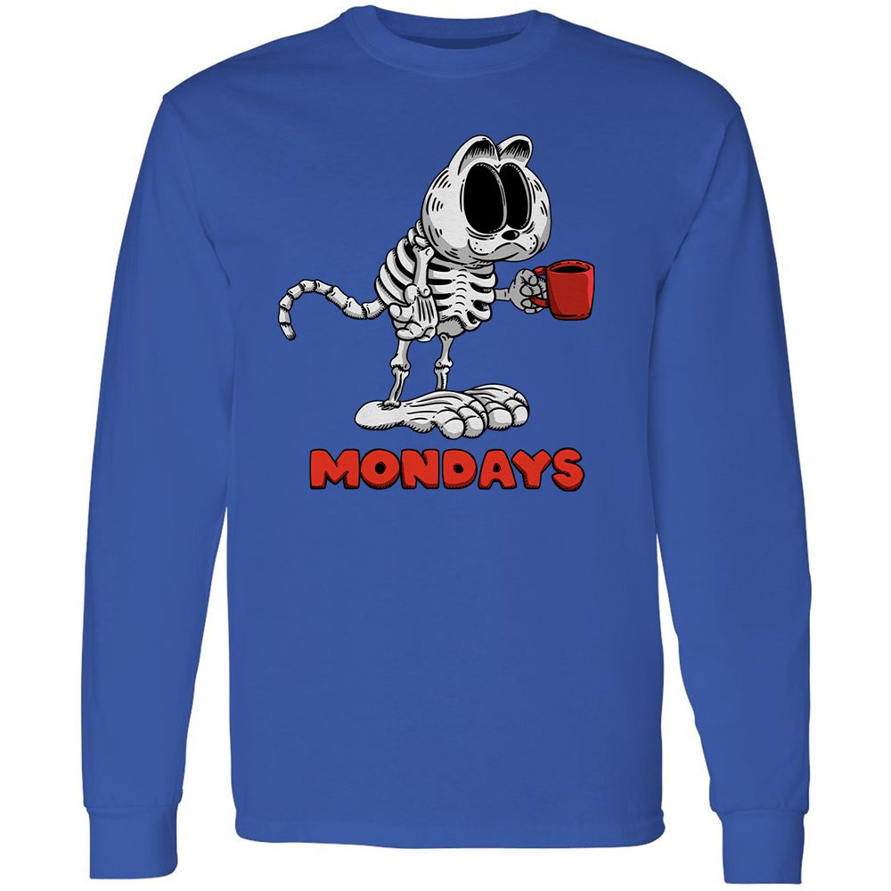 Long Sleeve T-Shirt - EZGPTWYH - Royal - 8