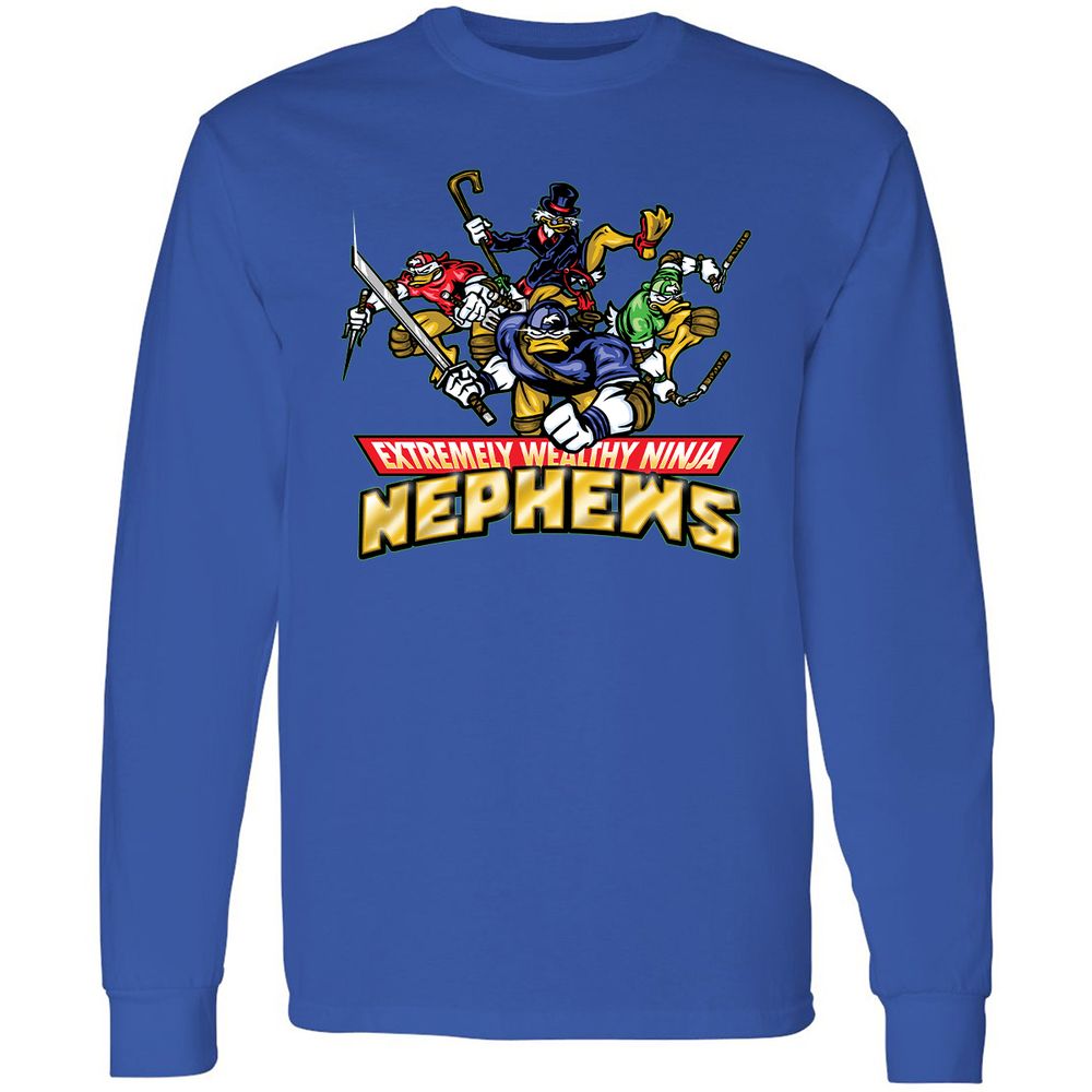 Long Sleeve T-Shirt - RX59QF3A - Royal - 8