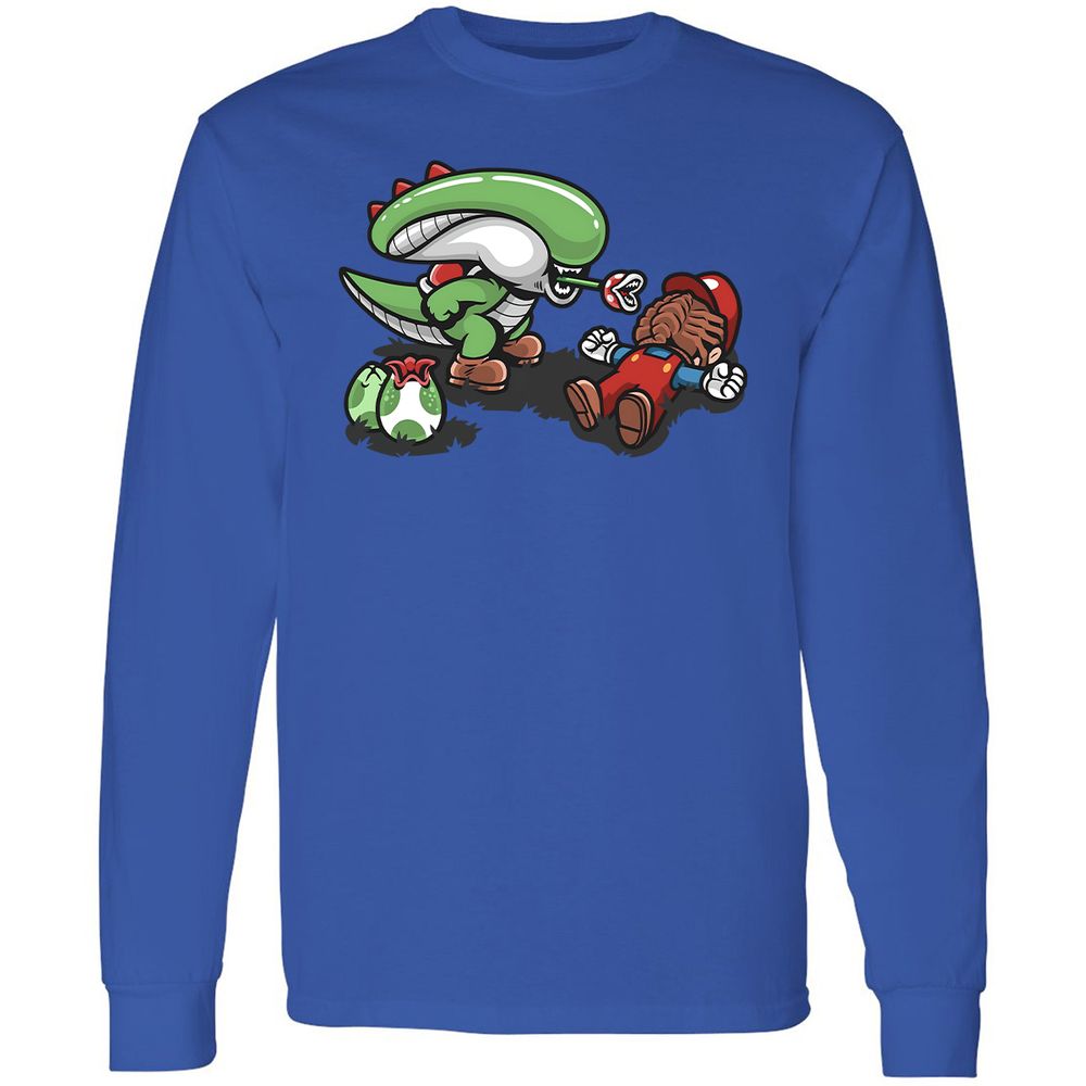 Long Sleeve T-Shirt - GQC4BKFS - Royal - 8