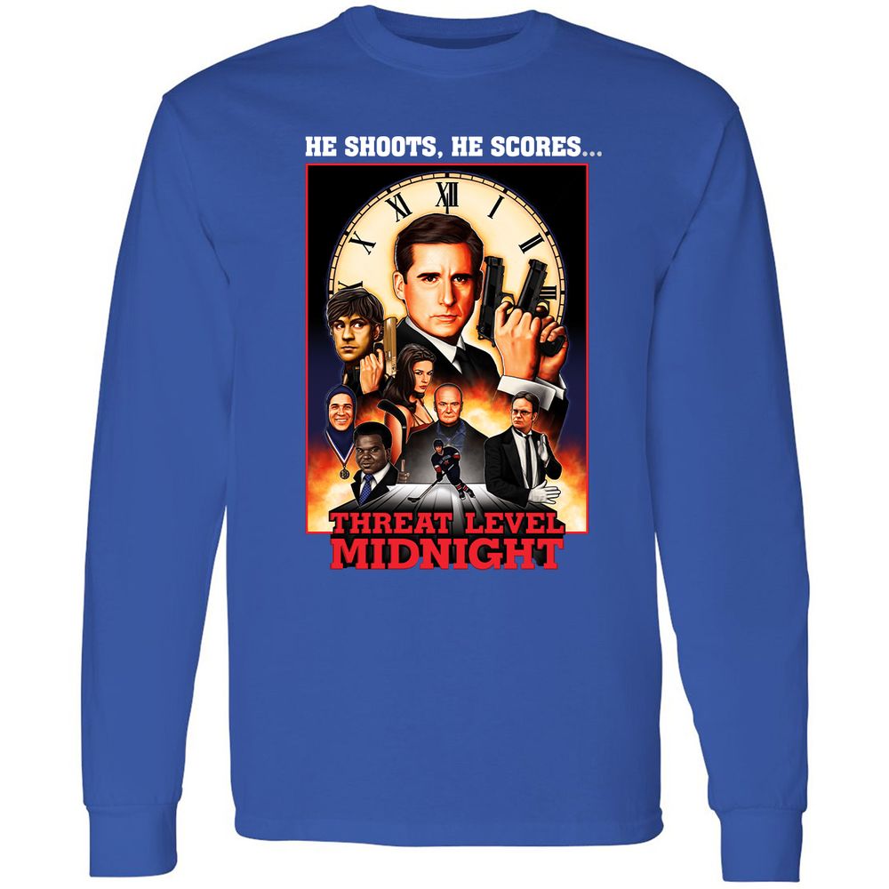 Long Sleeve T-Shirt - 14XJX6CS - Royal - 8