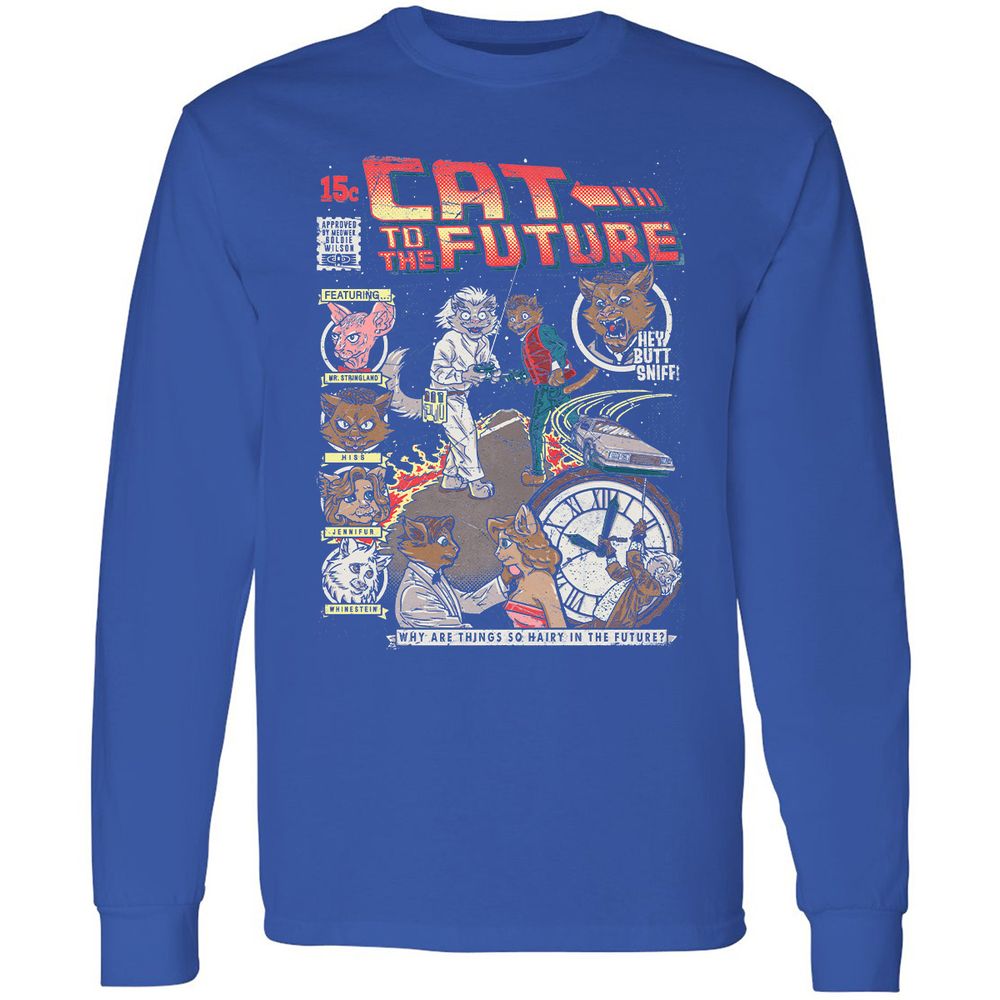 Long Sleeve T-Shirt - 498D2YJ5 - Royal - 8