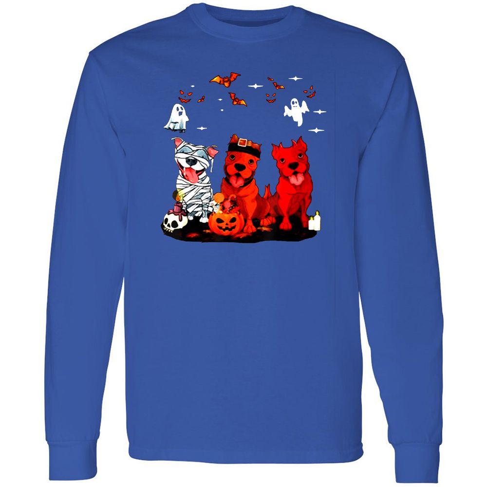 Long Sleeve T-Shirt - 6Y5MZUJM - Royal - 8