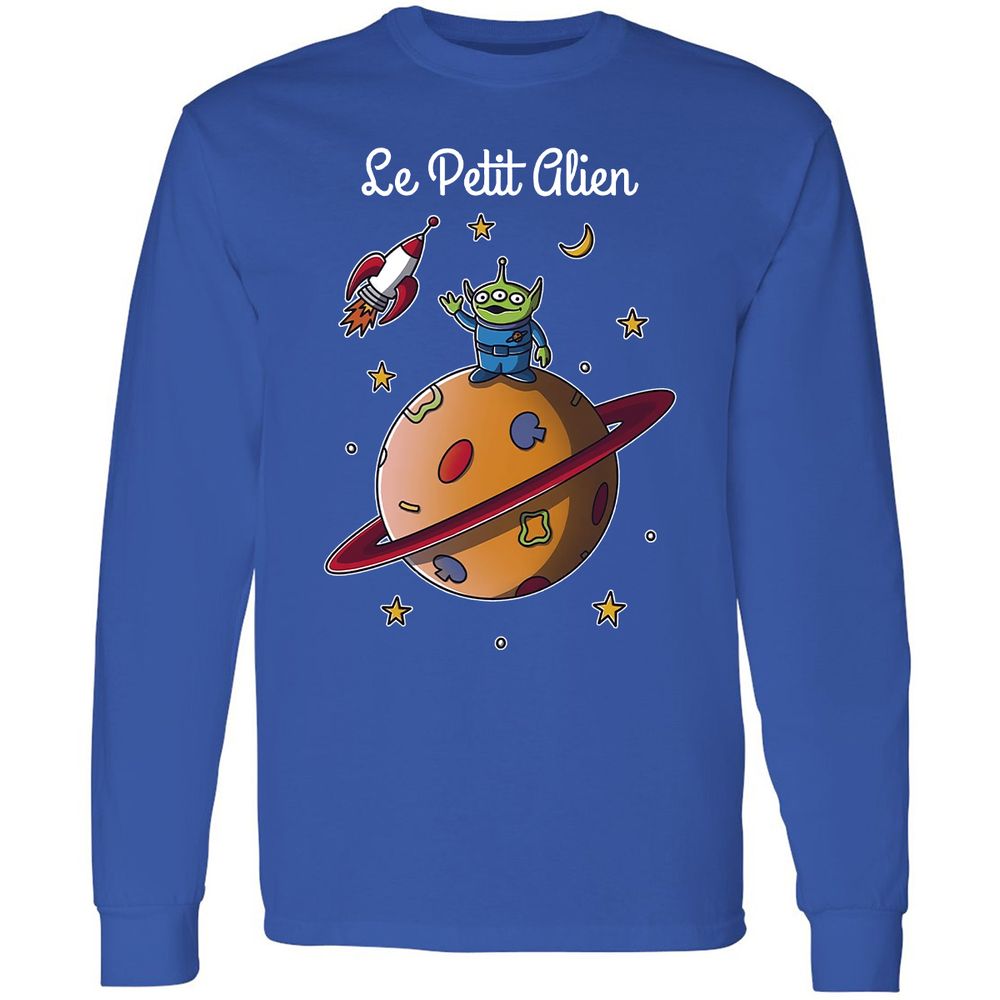 Long Sleeve T-Shirt - 7N58A7PL - Royal - 8