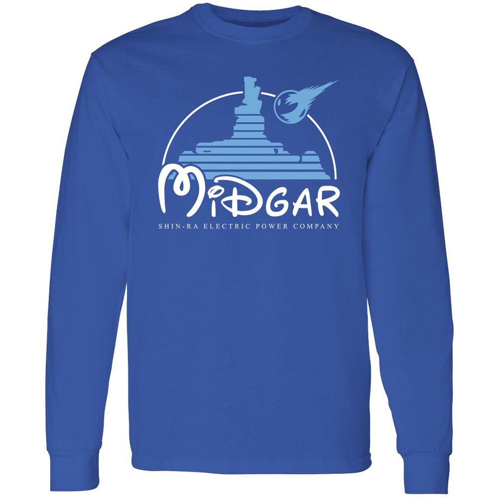 Long Sleeve T-Shirt - B8RKCDY8 - Royal - 8
