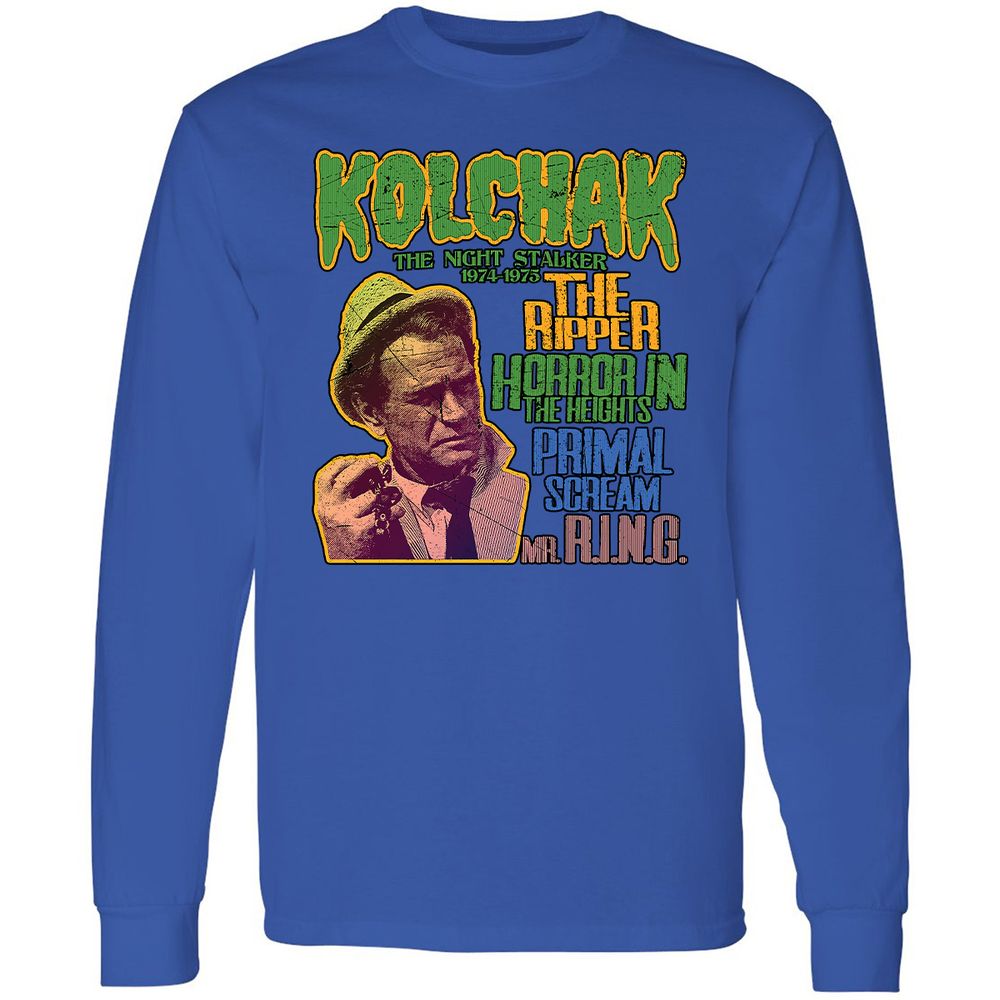 Long Sleeve T-Shirt - 259WU7SA - Royal - 8