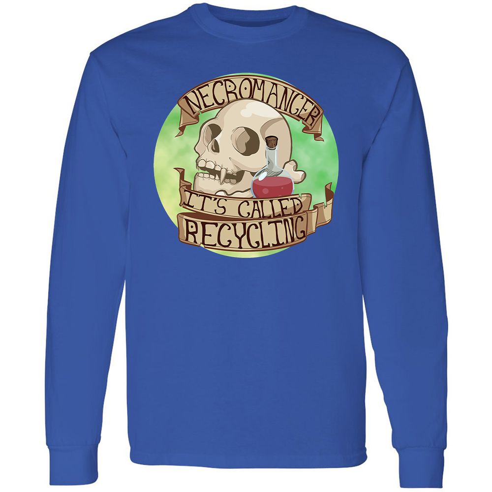 Long Sleeve T-Shirt - 8ZQGLXN7 - Royal - 8