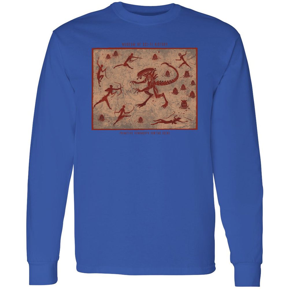 Long Sleeve T-Shirt - 1XZ6EASV - Royal - 8
