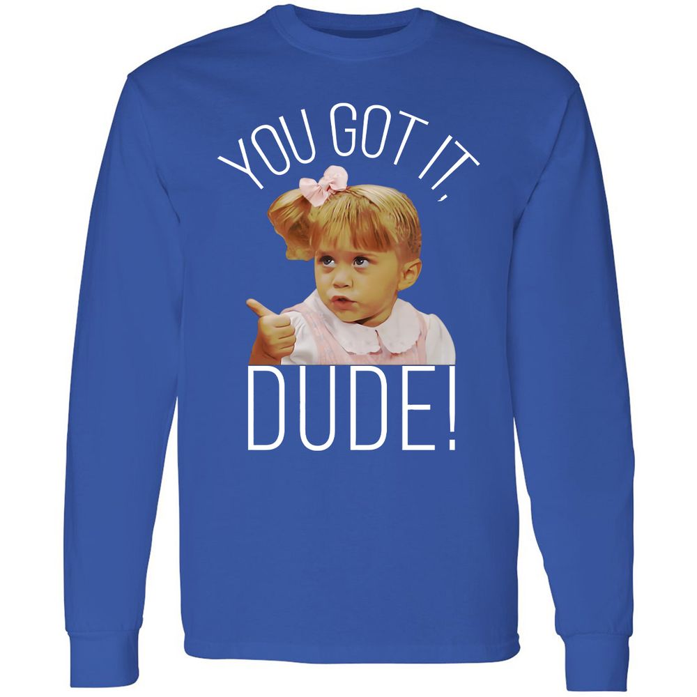 Long Sleeve T-Shirt - SGBY6AL7 - Royal - 8