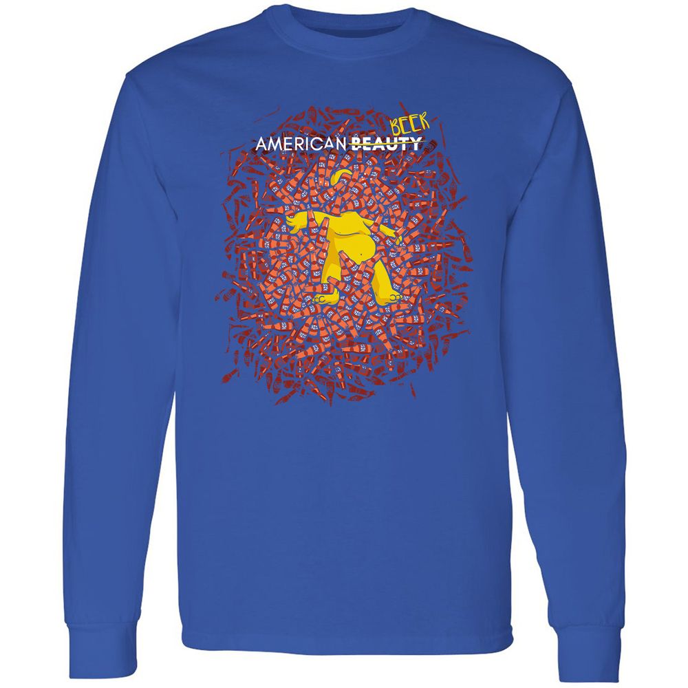 Long Sleeve T-Shirt - 9GGFJRUY - Royal - 8