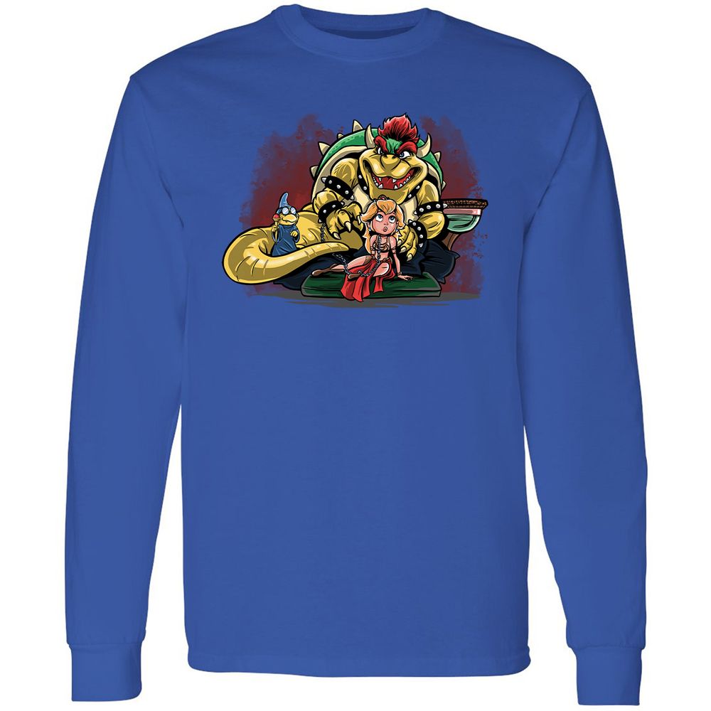 Long Sleeve T-Shirt - H71D6EDV - Royal - 8