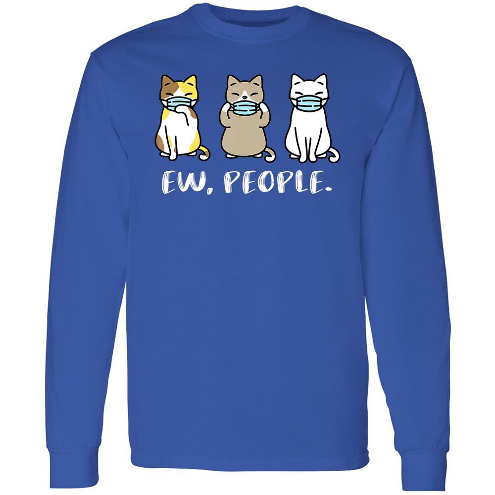 Long Sleeve T-Shirt - KJV4AAMV - Royal - 8