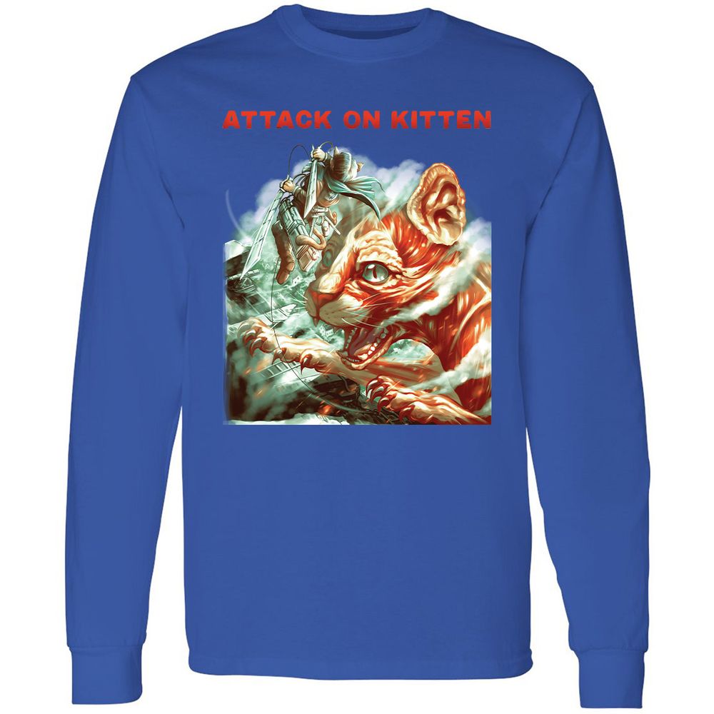 Long Sleeve T-Shirt - RUHAV6WC - Royal - 8