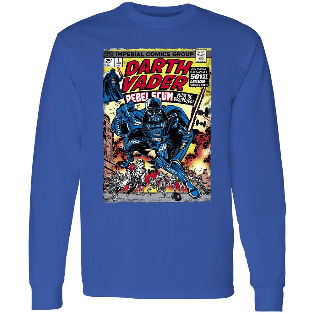 Long Sleeve T-Shirt - YBEEUHWB - Royal - 8