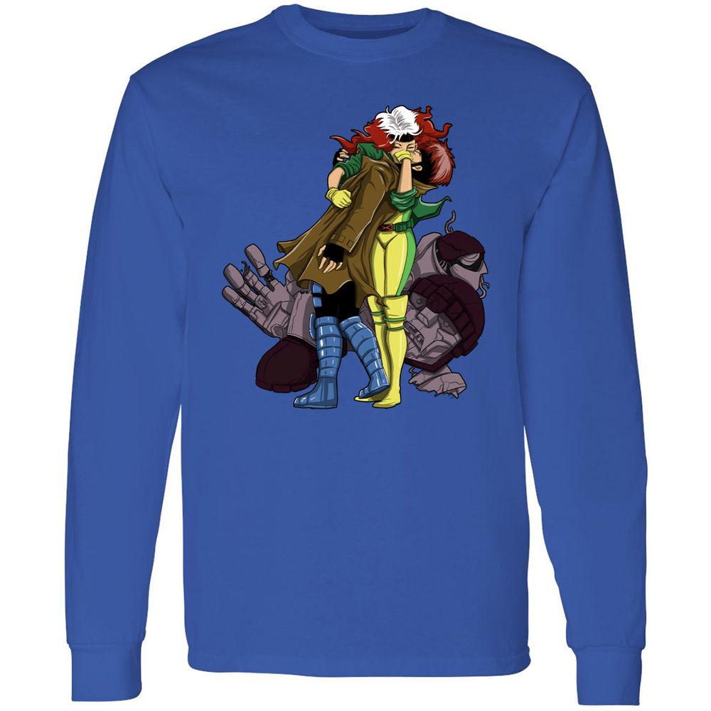 Long Sleeve T-Shirt - 9S96WZNQ - Royal - 8