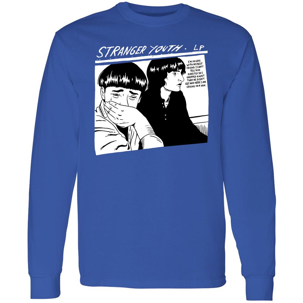 Long Sleeve T-Shirt - A8VFNZNR - Royal - 8