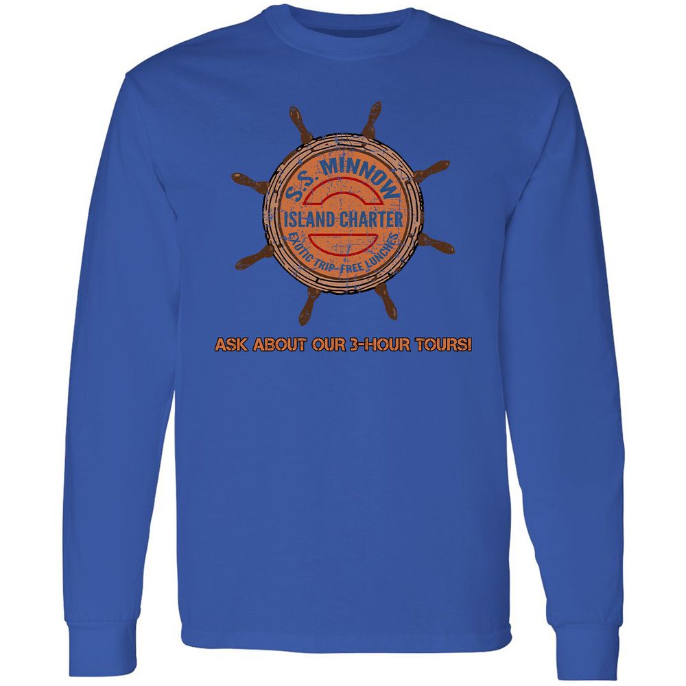 Long Sleeve T-Shirt - H4FGZHCR - Royal - 8