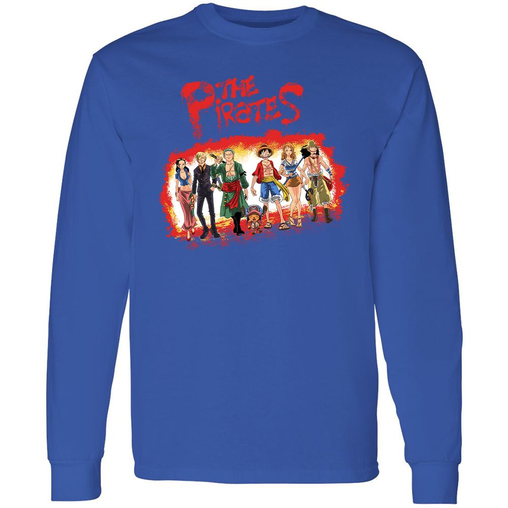 Long Sleeve T-Shirt - 4Q92CQ3G - Royal - 8