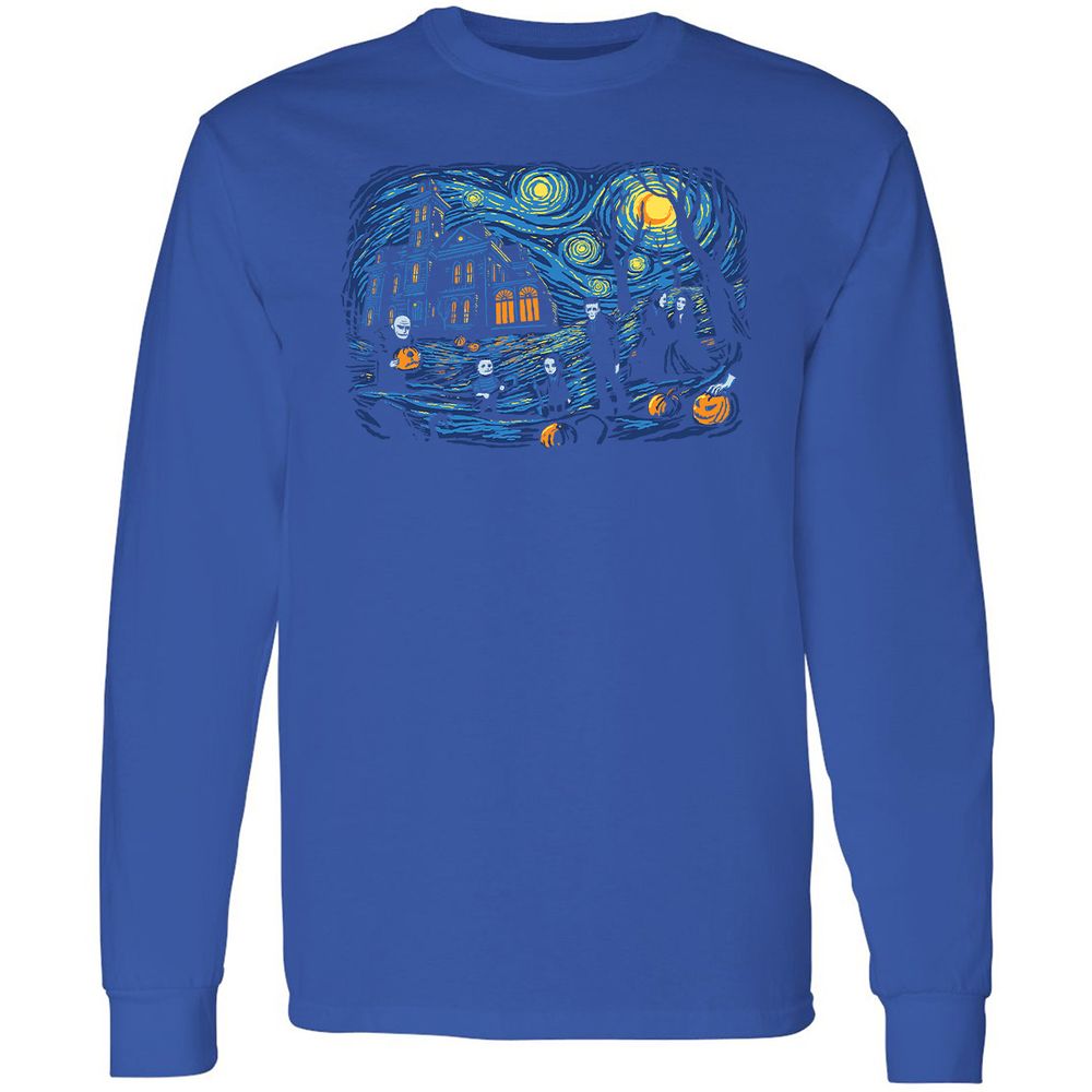 Long Sleeve T-Shirt - E9W7VKMY - Royal - 8