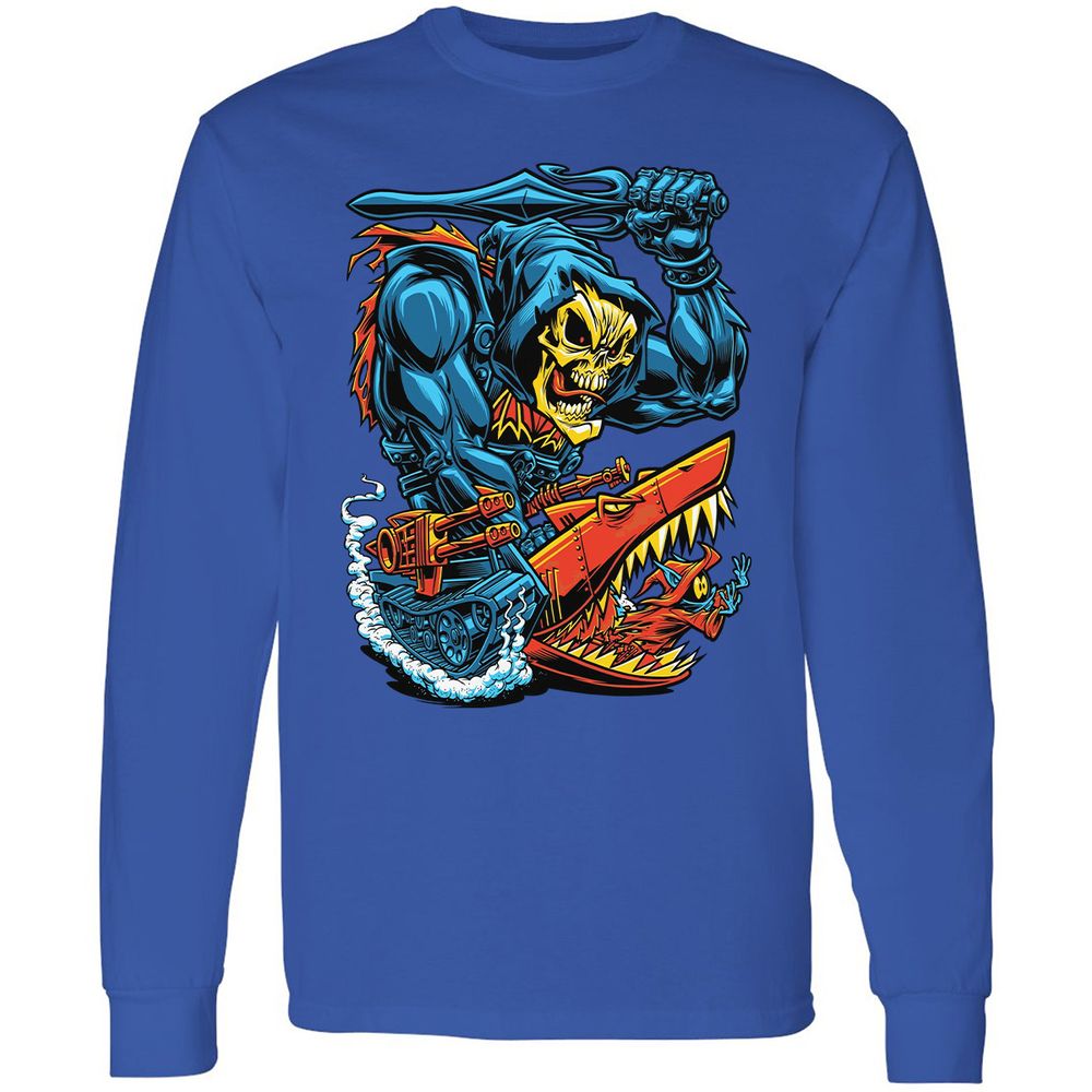 Long Sleeve T-Shirt - NREY14XK - Royal - 8