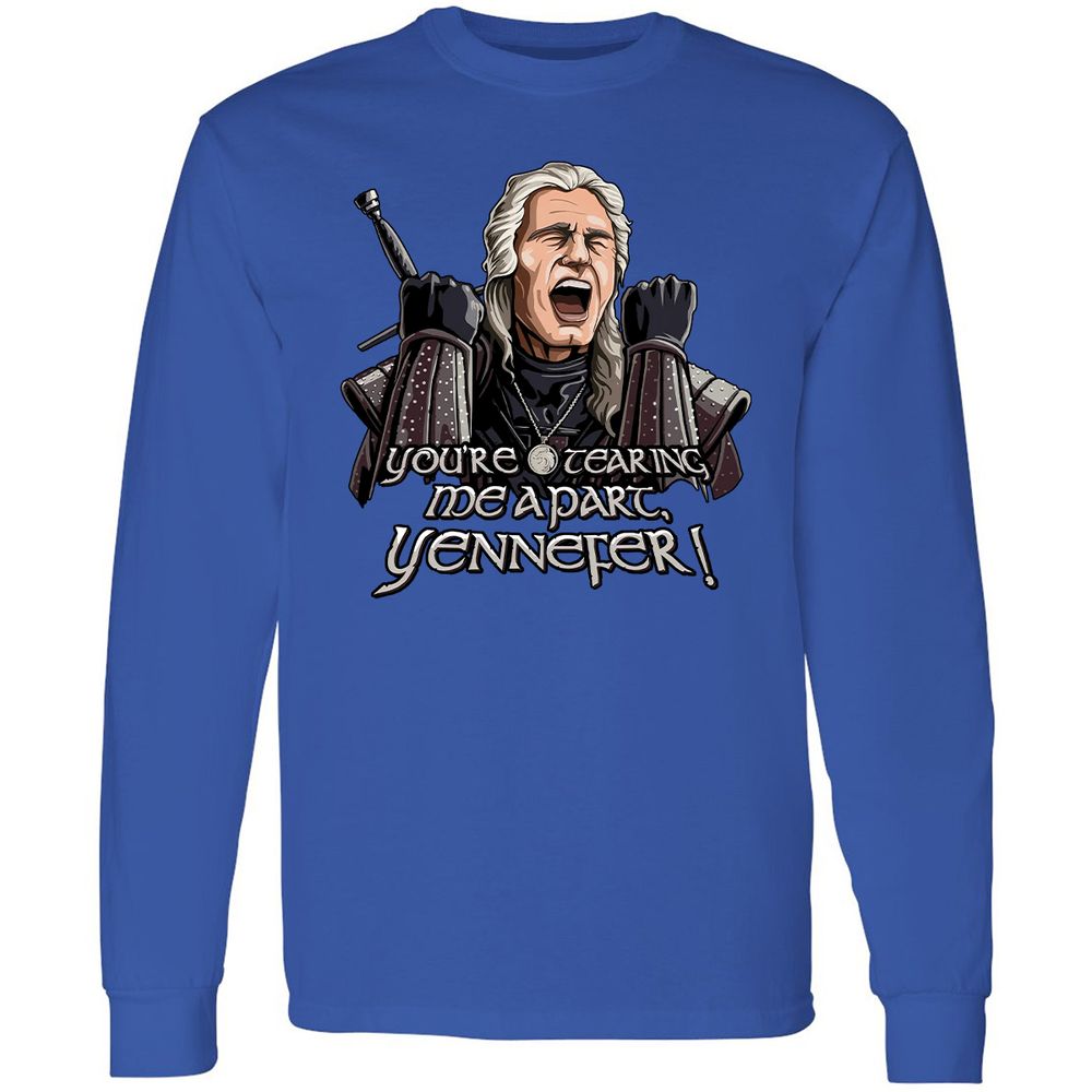 Long Sleeve T-Shirt - VXQBDV9G - Royal - 8