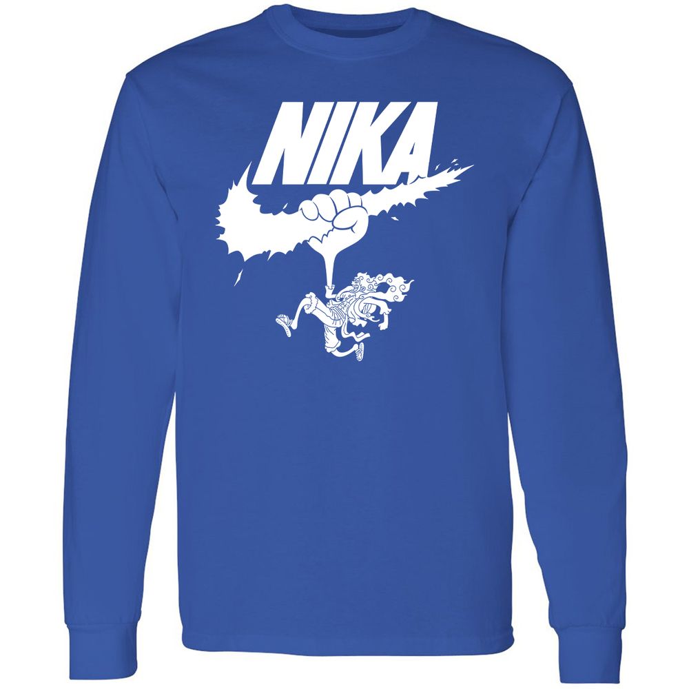 Long Sleeve T-Shirt - TC1J89R1 - Royal - 8