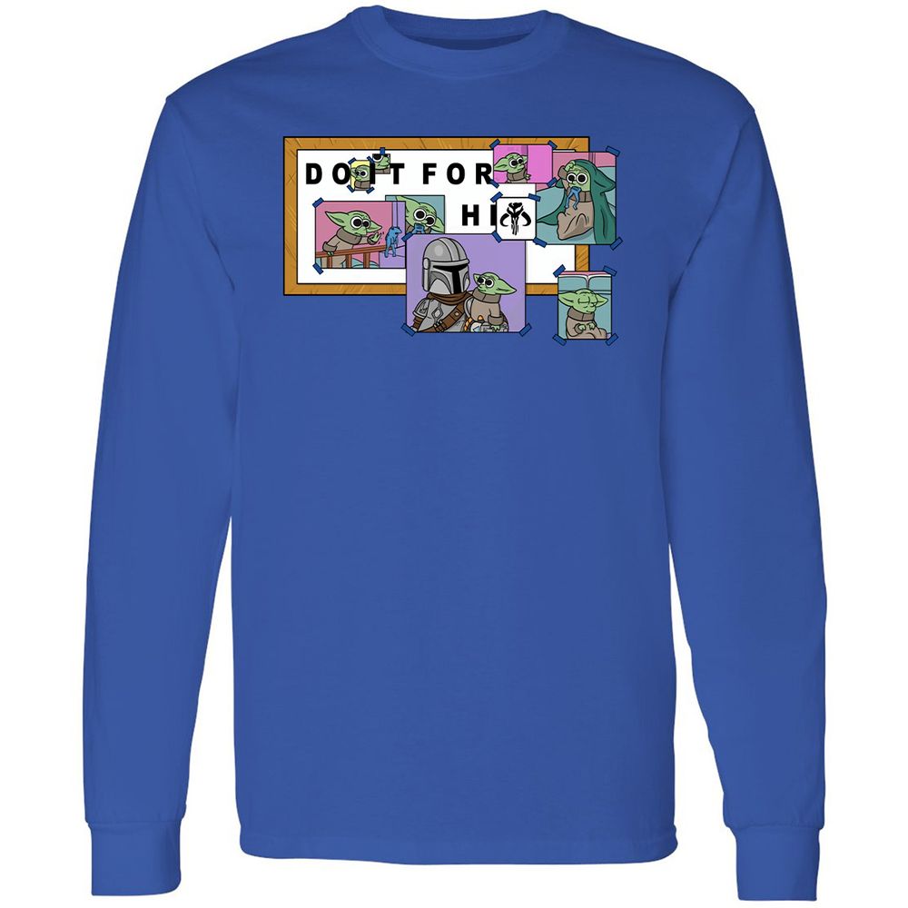 Long Sleeve T-Shirt - UGHQRCDP - Royal - 8