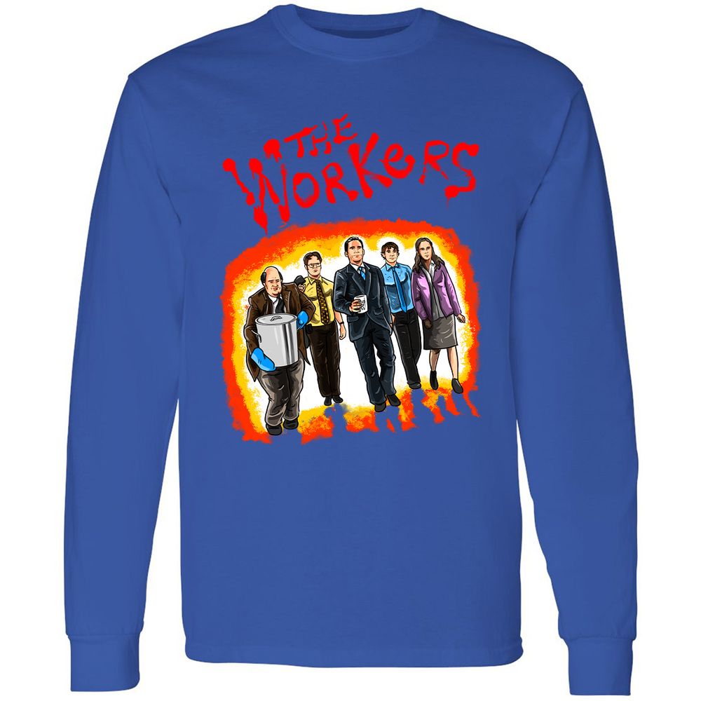 Long Sleeve T-Shirt - 4GGLNRB1 - Royal - 8