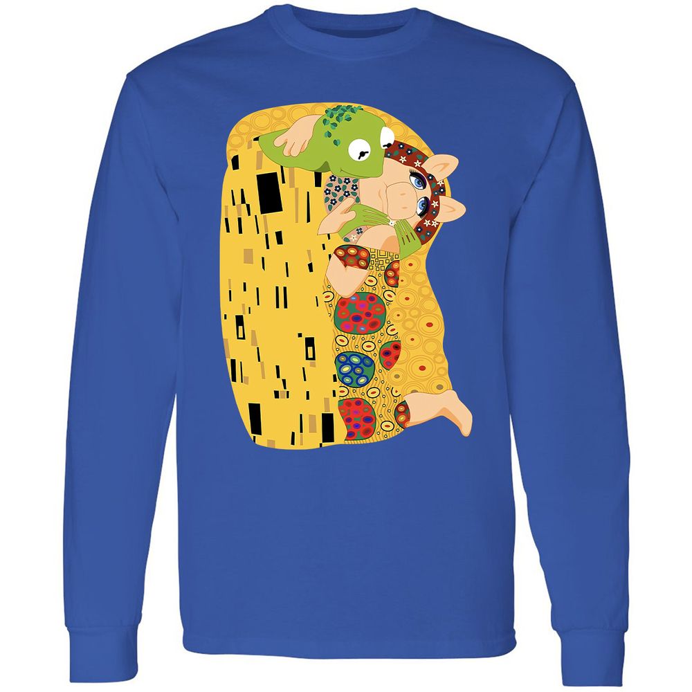 Long Sleeve T-Shirt - M9KEZ1ZS - Royal - 8