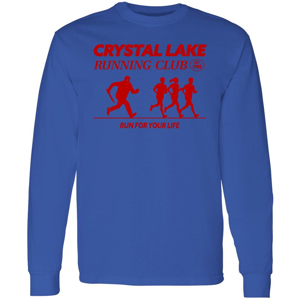 Long Sleeve T-Shirt - 3PMNVK9D - Royal - 8