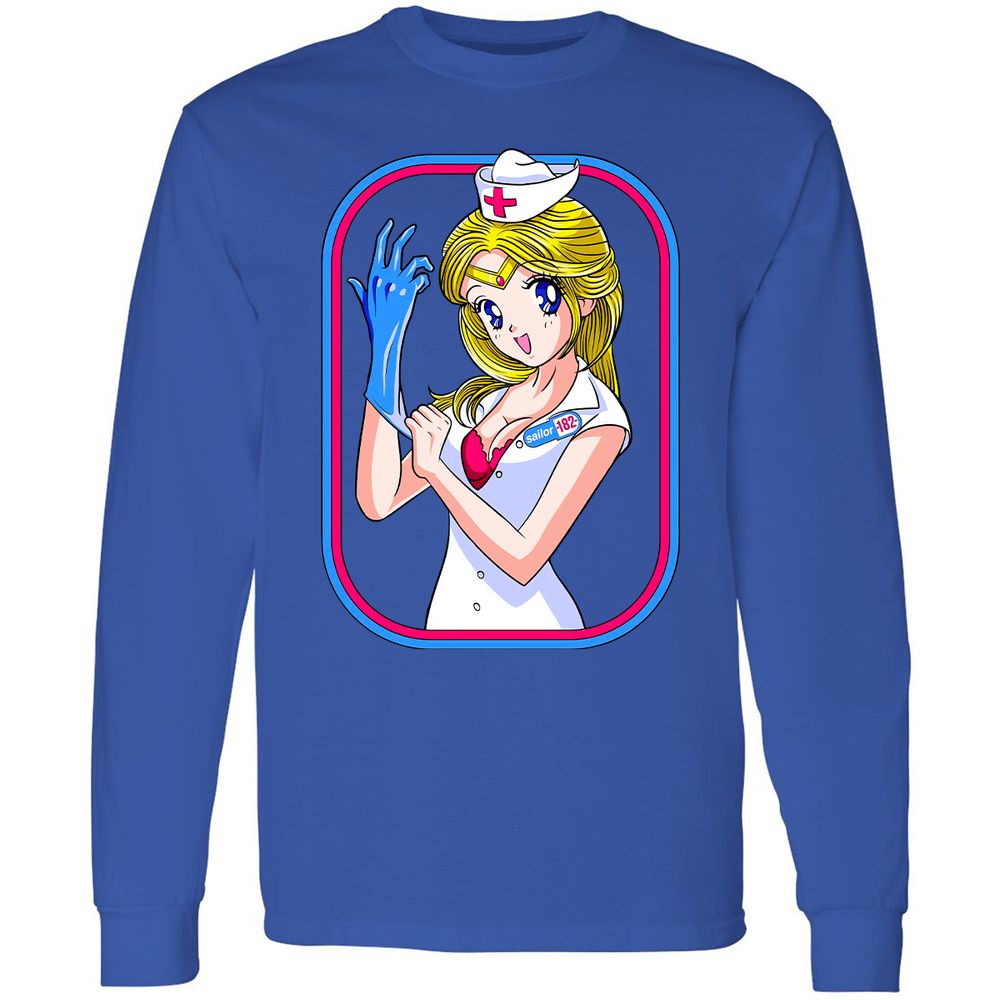 Long Sleeve T-Shirt - A7AR8TN5 - Royal - 8