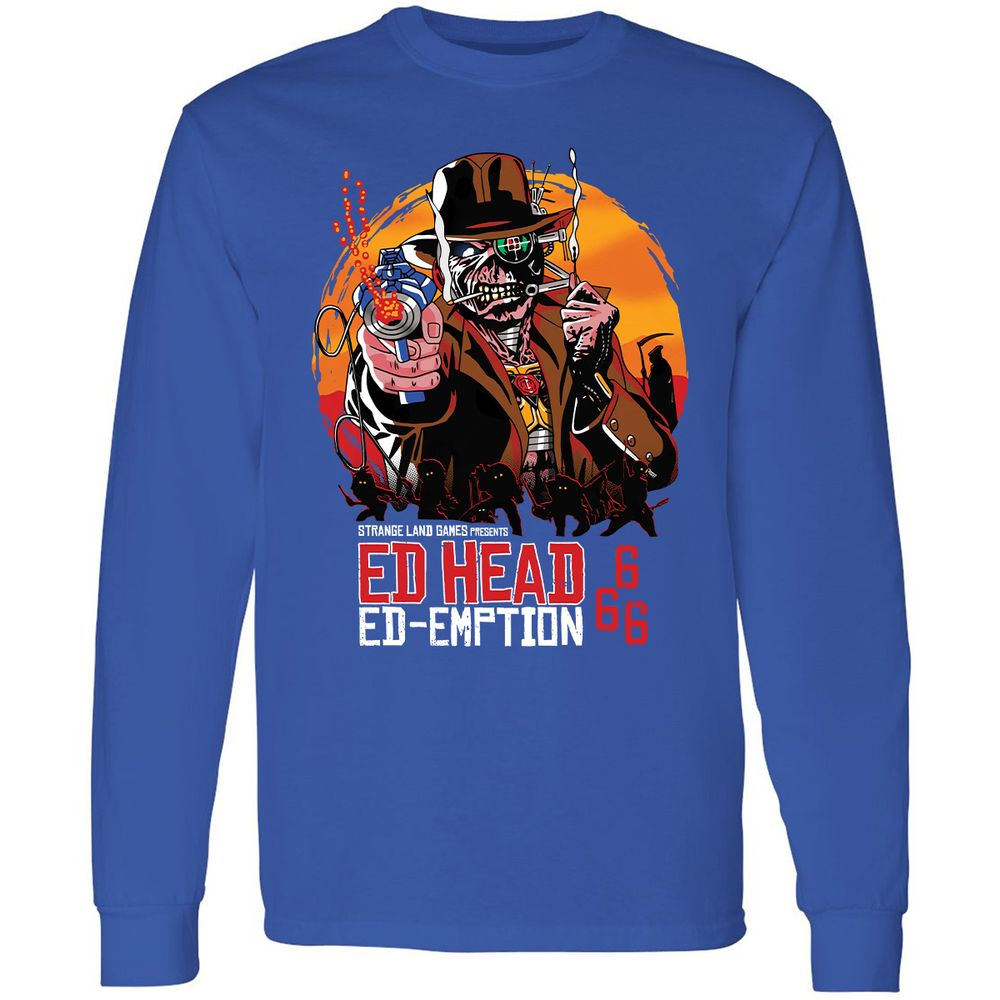 Long Sleeve T-Shirt - 3K6YAQ3M - Royal - 8