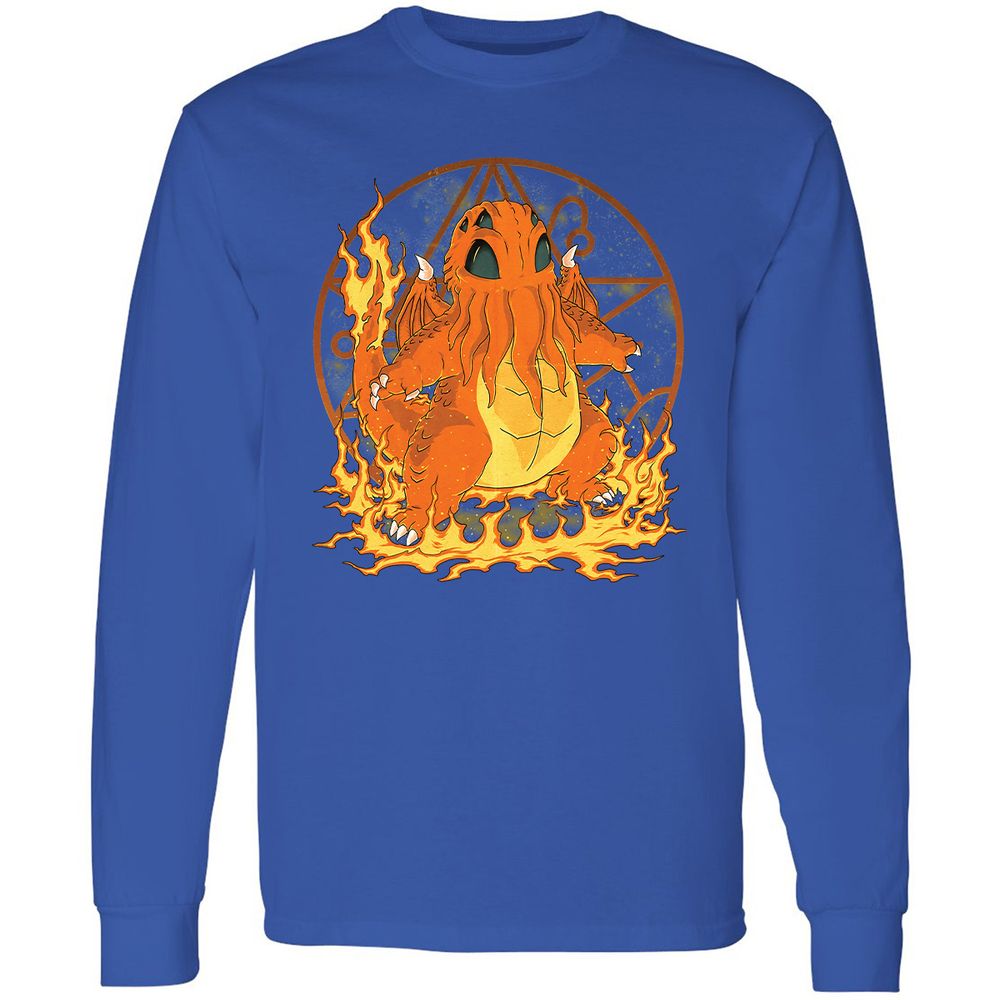 Long Sleeve T-Shirt - YYH5L7NF - Royal - 8