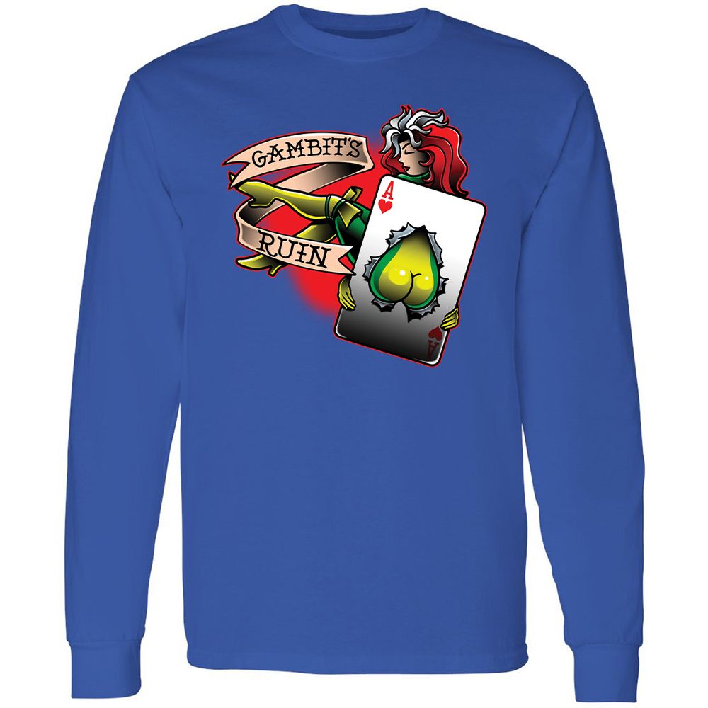 Long Sleeve T-Shirt - RSYKXG1J - Royal - 8