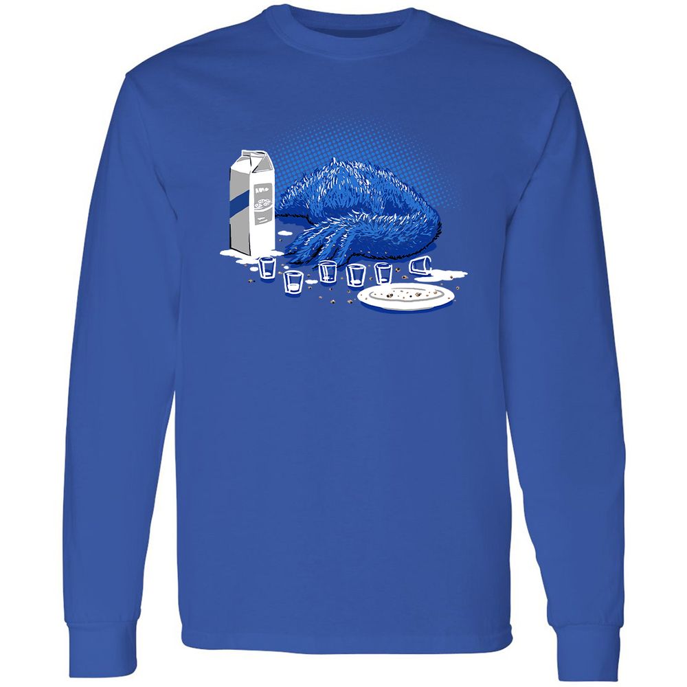 Long Sleeve T-Shirt - FE7VP5UH - Royal - 8