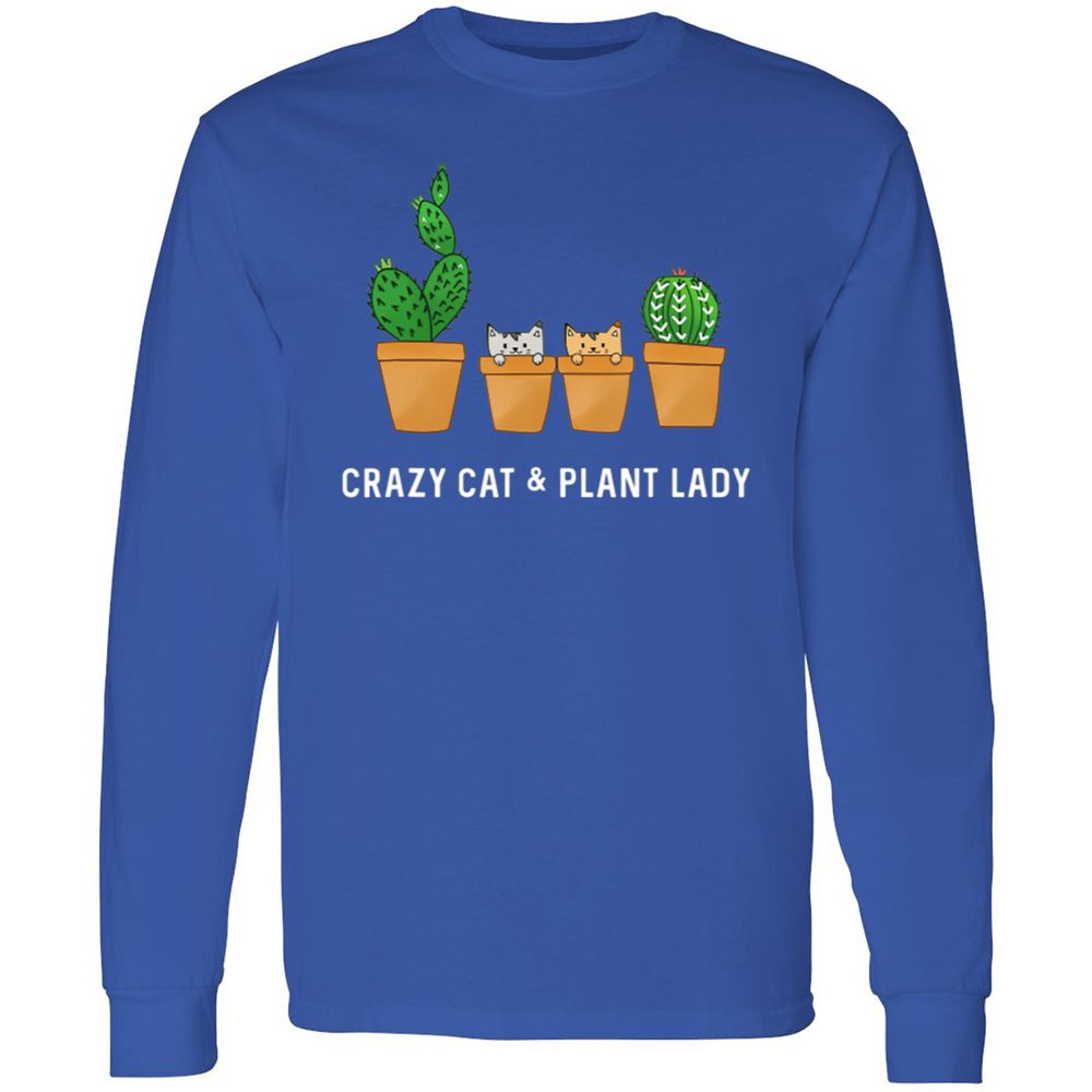 Long Sleeve T-Shirt - GZAE2ZJ5 - Royal - 8