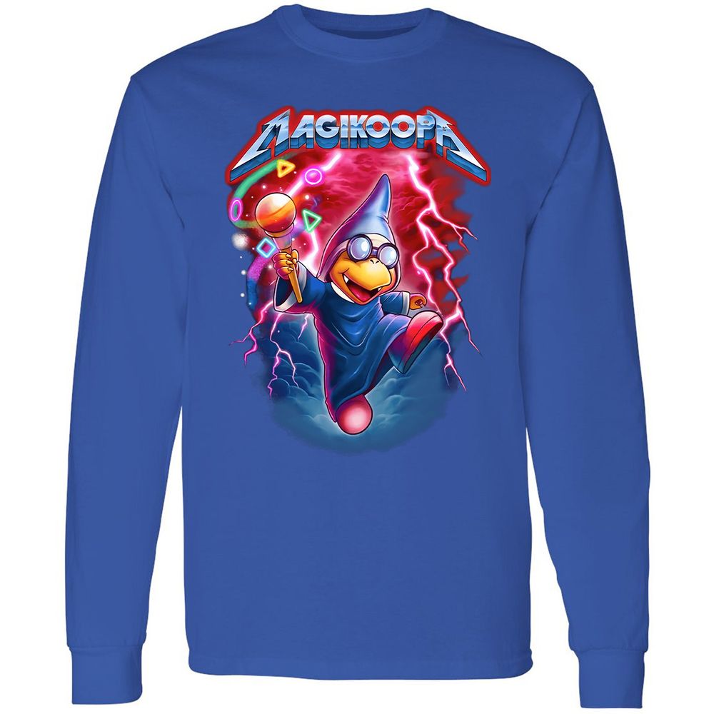 Long Sleeve T-Shirt - 3DVKE71C - Royal - 8