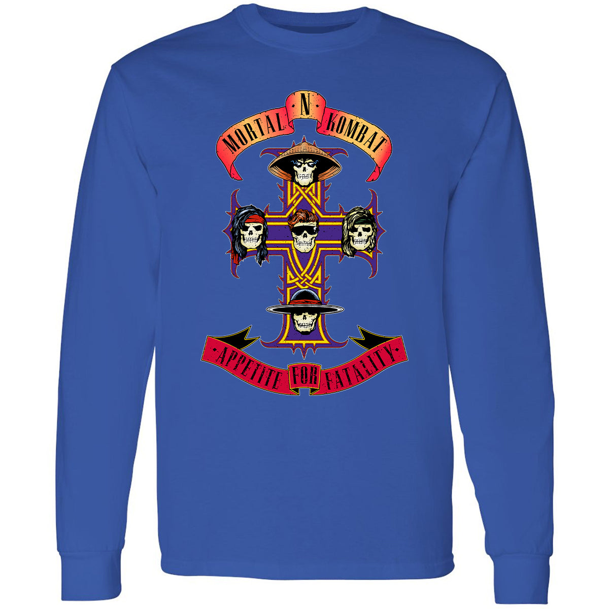 Long Sleeve T-Shirt - 7EY6KMSV - Royal - 8