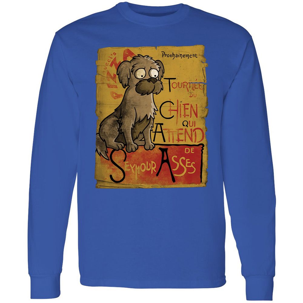 Long Sleeve T-Shirt - Y5GJA7KC - Royal - 8