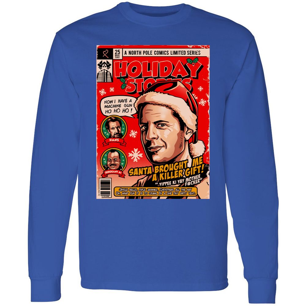 Long Sleeve T-Shirt - W7SXNDXL - Royal - 8
