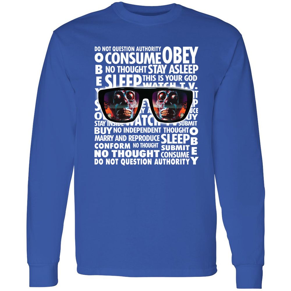 Long Sleeve T-Shirt - WJKSYSF4 - Royal - 8